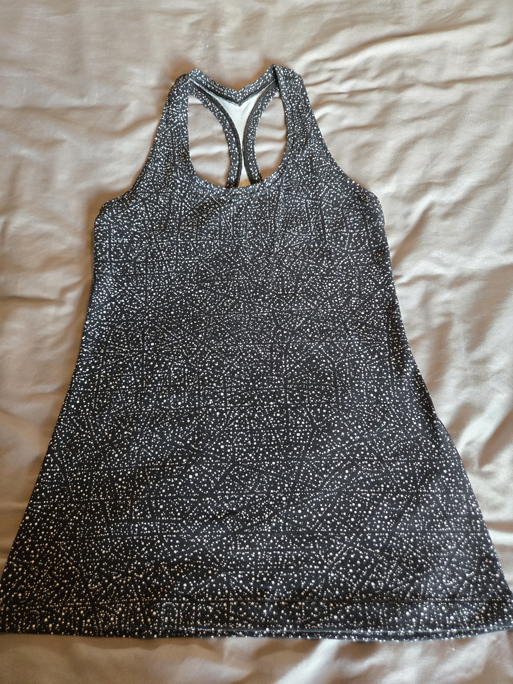 Lululemon Black and White Racerback Tank